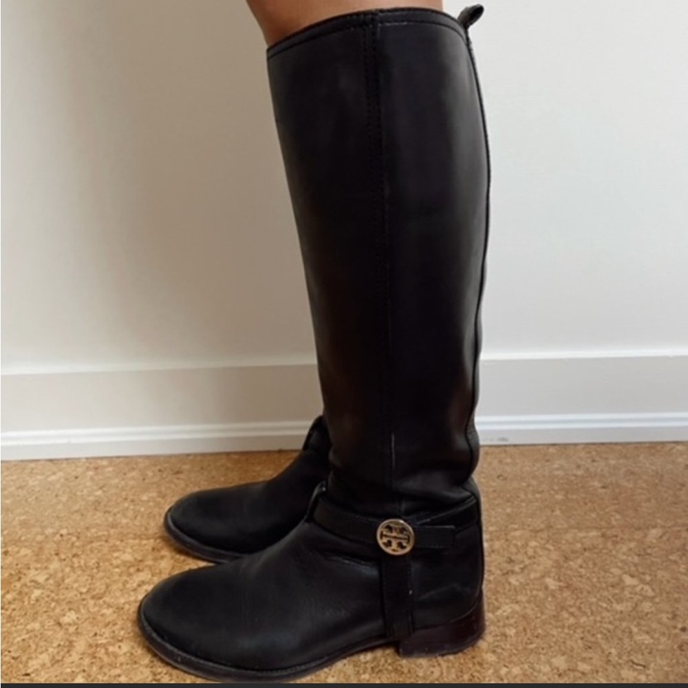 Tory Burch leather riding boots